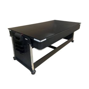 Misaladejuegos Multijuego giratorio 4 en 1 Azul - (Billar, Air Hockey - Ping-Pong, Mesa comedor) 02768 - Imagen 4