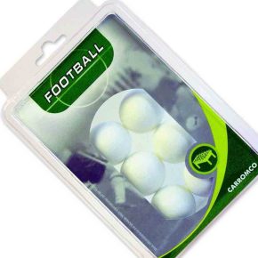 Misaladejuegos Pack 6 Bolas Futbolin Blanca Blister 20gr 35.5mm 62106 - Imagen 3