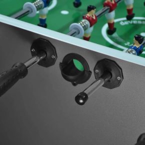 Misaladejuegos Futbolin Profesional Hércules Black Jugadores Clásicos de Metal 136x76x92 cm 2782 - Imagen 6