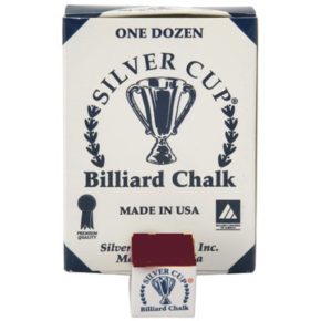 Misaladejuegos Tiza Billar Silver Cup Burdeos 12 unid 7502