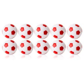 Misaladejuegos Bola Futbolin Robertson Blanco Rojo 24gr 35mm 10unid 2558.05