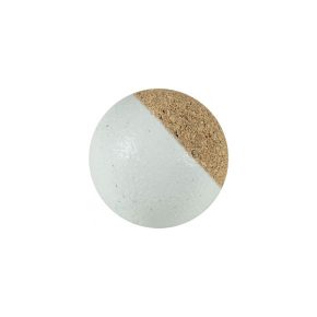 Misaladejuegos Bola Futbolin Corcho Blanca 13 gramos 34mm 1 unid 14502