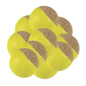 Misaladejuegos Futbolin Corcho Amarillo 13 gramos 34mm 10 unid