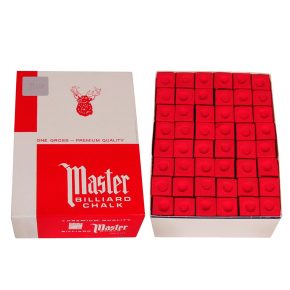 Misaladejuegos Tiza Billar Master Roja 144 unid 3003.344