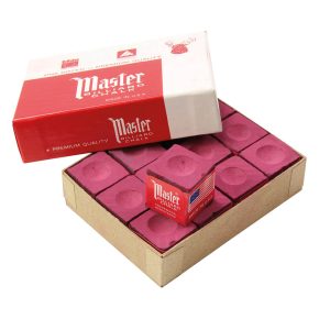 Misaladejuegos Tiza Billar Master Burgundy 12 unid 3003.080 45.001.13.3