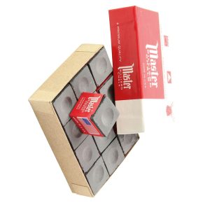 Misaladejuegos Tiza Billar Master color Charcoal 12 unid 3003.130 45.001.13.4 - Imagen 2