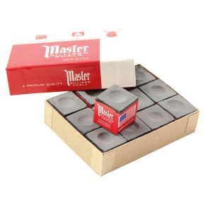 Misaladejuegos Tiza Billar Master color Charcoal 12 unid 3003.130 45.001.13.4