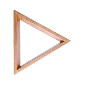 Misaladejuegos Triángulo DKH1 de madera maciza para bolas de 57,2 mm 70141000 - Imagen 2