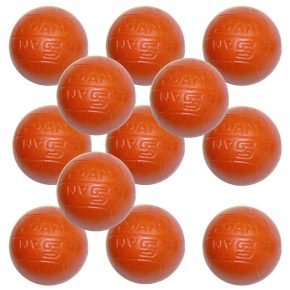 Misaladejuegos Bola futbolin plastico Naranja Flashball 33mm 17.5gr 12 unidades