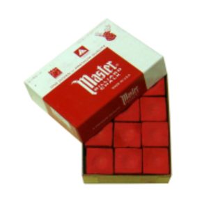 Misaladejuegos Tiza Billar Master Roja 12 unid 3003.030