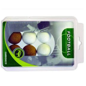 Misaladejuegos Pack 6 Bolas Futbolin 3 Corcho Natural + 3 Corcho Blanco 62306 - Imagen 2