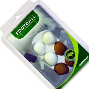 Misaladejuegos Pack 6 Bolas Futbolin 3 Corcho Natural + 3 Corcho Blanco 62306 - Imagen 3