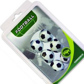 Misaladejuegos Pack 6 Bolas Futbolin Blanca Negra Blister 20gr 35.5mm 62406 - Imagen 3