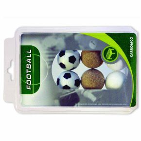 Misaladejuegos Pack 6 Bolas Futbolin 2 Blanca + 2 Balón + 2 Corcho 62606 - Imagen 2