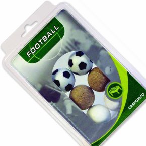 Misaladejuegos Pack 6 Bolas Futbolin 2 Blanca + 2 Balón + 2 Corcho 62606 - Imagen 3