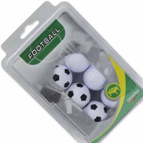 Misaladejuegos Pack 6 Bolas Futbolin 3 Blanca Negra + 3 Blancas 62706 - Imagen 3