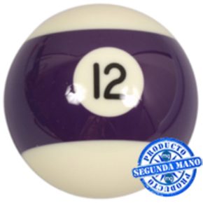 Misaladejuegos Bola Billar nº12 Segunda Mano