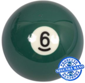 Misaladejuegos Bola Billar nº6 Segunda Mano