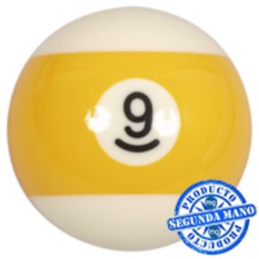 Misaladejuegos Bola Billar nº9 Segunda Mano