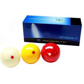 Misaladejuegos Juego Bolas Cyclop Carom Athena Pro Ball Set 61.5mm 1 Set 3 Bolas