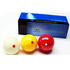 Misaladejuegos Juego Bolas Cyclop Carom Athena Pro Ball Set 61.5mm 1 Set 3 Bolas - Imagen 3