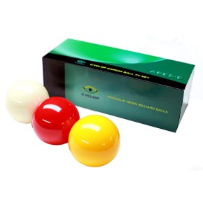 Misaladejuegos Juego Bolas Cyclop Carom Ares Premium Ball Set 61.5mm 1 Set 3 Bolas