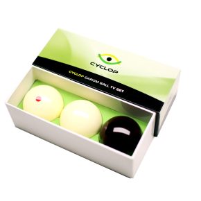 Misaladejuegos Juego Bolas Carom Cyclop Standard Ball Set 61.5mm 1 Set 3 Bolas
