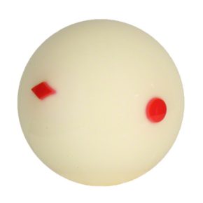 Misaladejuegos Bola Billar Cyclop Circle Square Red Dots 57.15 mm 1 unid.