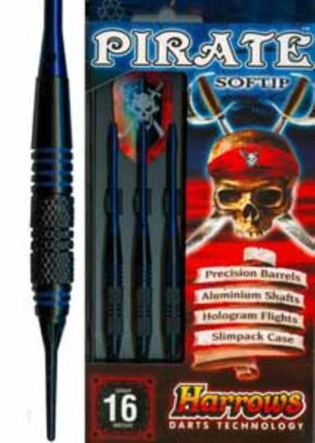 Misaladejuegos Dardos Harrows Pirate Blue 18g - Imagen 2