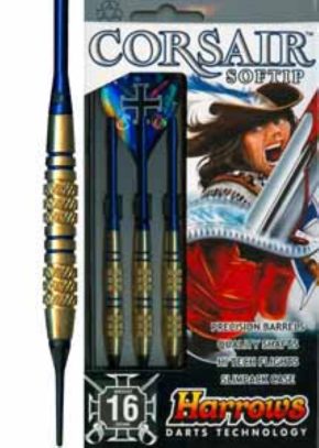 Misaladejuegos Dardos Harrows Corsair Blue 16g - Imagen 2