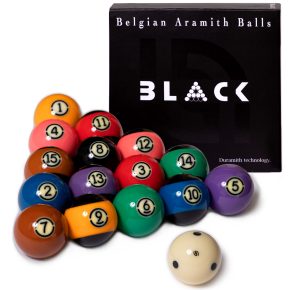 Misaladejuegos Juego de bolas americano Aramith Tournament Pro Cup TV Black 57,2mm 70039572 2557.042