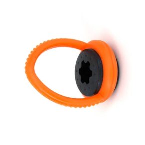Misaladejuegos Soporte para taco de goma, PVC, naranja-negro 45161000 - Imagen 3