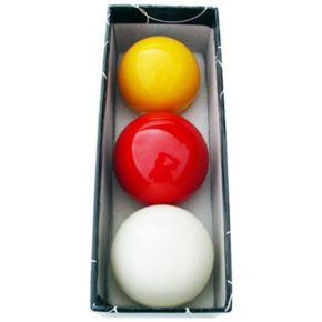 Misaladejuegos Juego Bolas Billar Carambolas Tricolor 61.5mm 2291.061 11125
