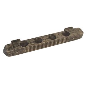 Misaladejuegos Taquera Madera Color Gris Oscuro 4 tacos  3204.005 - Imagen 2