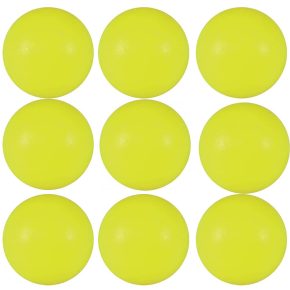 Misaladejuegos Bola Futbolin Polietileno Amarillo 16gr 33mm 9 unidades