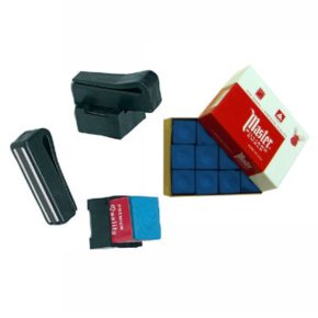 Misaladejuegos Tiza Billar Master azul 12 unid + Portatizas Magnetico - Imagen 2