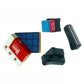 Misaladejuegos Tiza Billar Master azul 12 unid + Portatizas Magnetico - Imagen 3