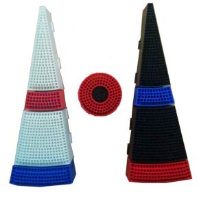 Misaladejuegos Segmentos Diana Silver Darts Triangulo Blanco  20126