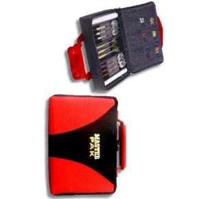 Misaladejuegos Funda Dardos Master Pak Roja/Negra 8019.01 - Imagen 3