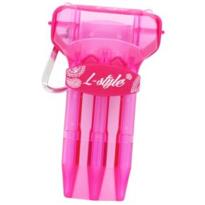 Misaladejuegos Funda Dardos KRYSTAL ONE L-Style Rosa  KRY1-PK