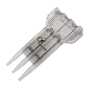 Misaladejuegos Estuche Cosmo Darts Case S Transparente Negro 4120