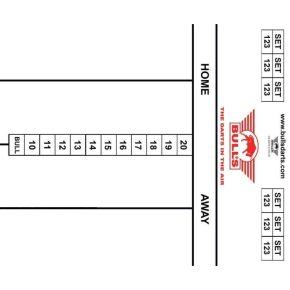 Misaladejuegos Pizarra Dardos Bulls Darts 25x35 67307 - Imagen 2