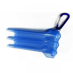 Misaladejuegos Funda Protectora de Plástico Transparente Azul - Imagen 2