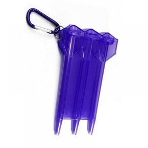 Misaladejuegos Funda Protectora de Plástico Transparente morado