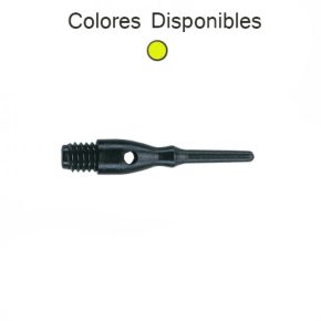 Misaladejuegos Puntas Unicorn Darts Contour Amarilla Neón 2ba 22mm 1000unit 40012