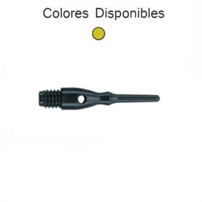 Misaladejuegos Puntas  Unicorn Darts Contour Amarillo 2ba  22mm 1000unid 40019