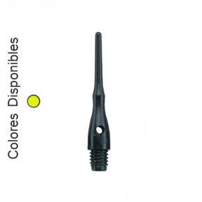 Misaladejuegos Puntas Unicorn Darts Contour Amarilla Neón 2ba 27mm 1000unid 40022 - Imagen 3