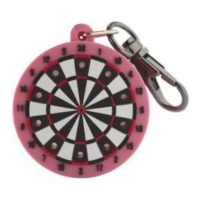 Misaladejuegos Llavero Trinidad Dartboard Shape Tip Holder Pink