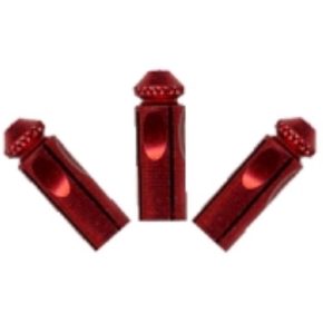 Misaladejuegos Protector Plumas Aluminio Rojo 3 Unidades