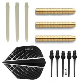 Misaladejuegos Pack Juego Dardos Eco Brass 2ba Black + 100 puntas - Imagen 2